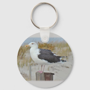 Black Backed Gull Seagull Series Key Ring