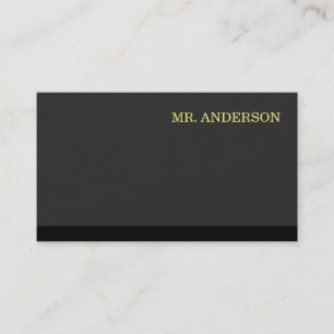 Black Background Black Accent Variation Business Card