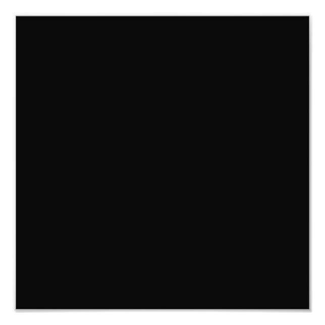 Black Background Photo Print (Front)