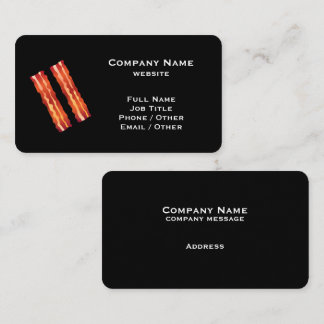 Black Bacon Business Card