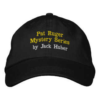 Black Ball Cap- Pat Ruger Mystery Series Embroidered Hat