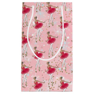 Black Ballerina Holiday Gift Bag