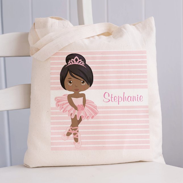 Black Ballerina Two Sided Tote Bag (Creator Uploaded)
