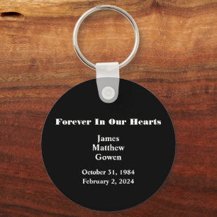 Black Balloon Day Overdose Awareness Addition  Key Ring