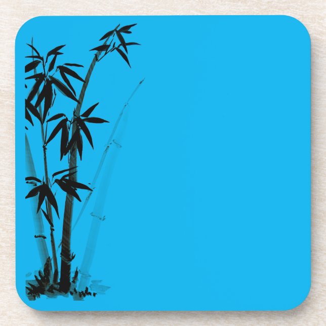 Black Bamboo - Ink Coaster (Front)