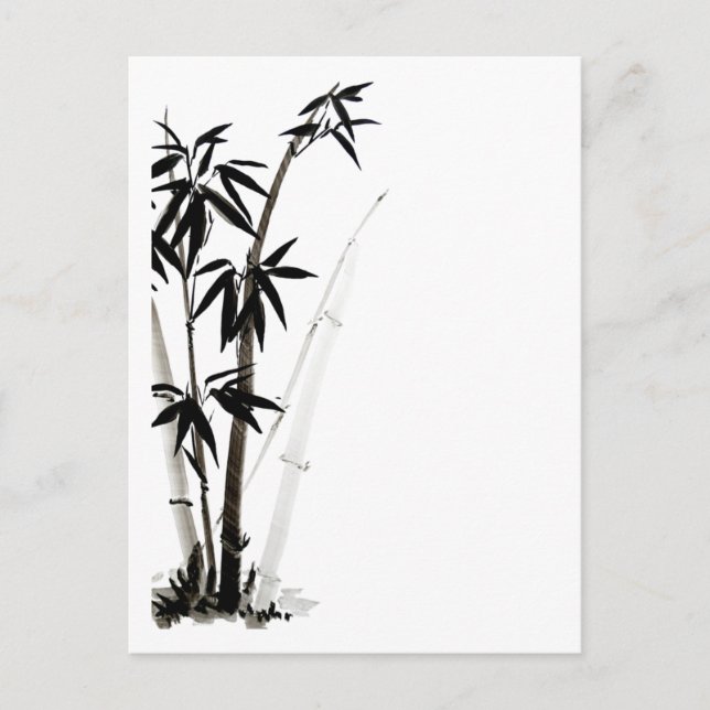 Black Bamboo - Ink Postcard (Front)