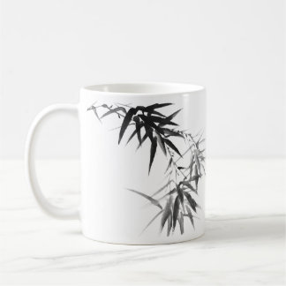 Black Bamboo Twig Coffee Mug