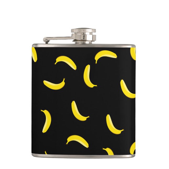 Black Banana Hip Flask (Front)