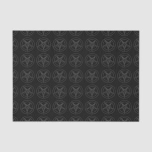 Black Baphomet tissue paper