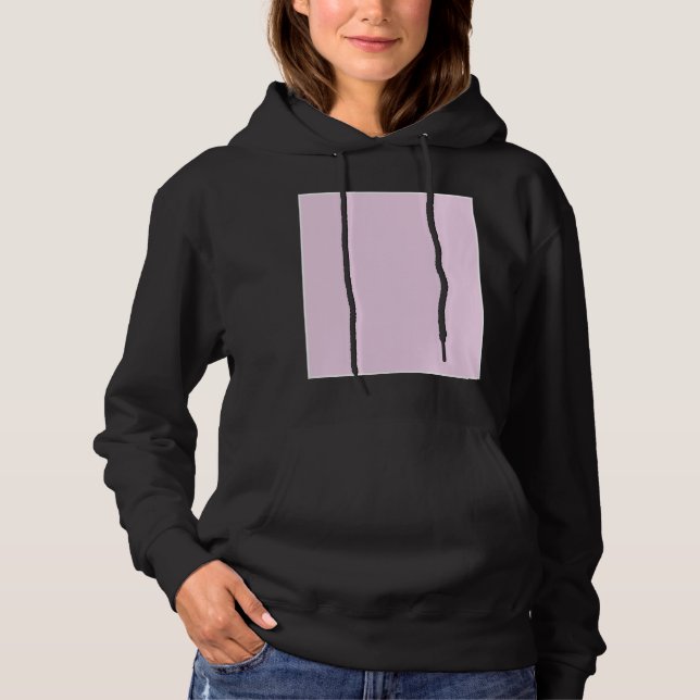 Black Basic Woman's Hoodie Template (Front)