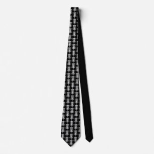 Black basket tie