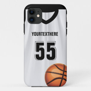 Black BasketBall Dress Name &  Number iPhone 11 Case