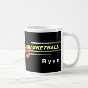 Black Basketball Mugs