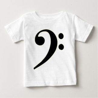Black Bass Clef Baby T-Shirt