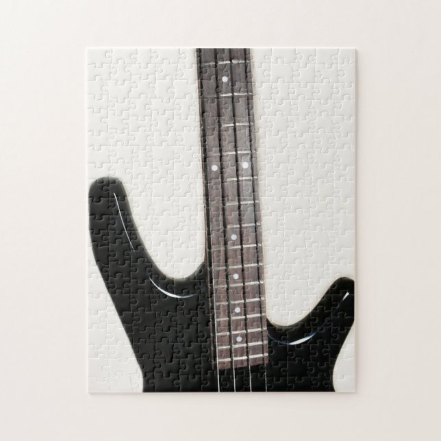 Black Bass Guitar Jigsaw Puzzle (Vertical)