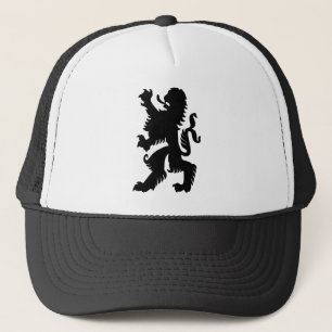 Black Bavarian Lion Trucker Hat
