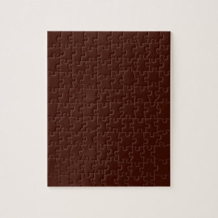 Black bean (solid color) jigsaw puzzle