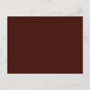 Black Bean Solid Colour Postcard