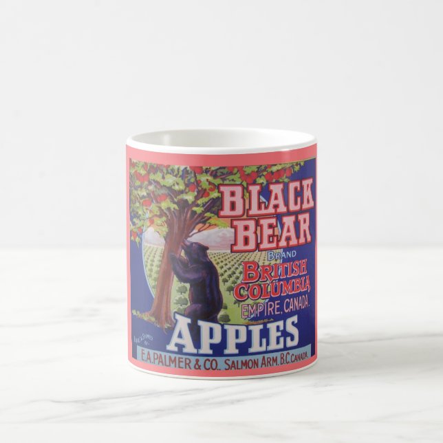 Black Bear Apples Mug (Center)