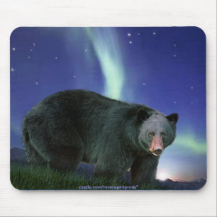 Black Bear Art Wildlife-supporter Mousepad