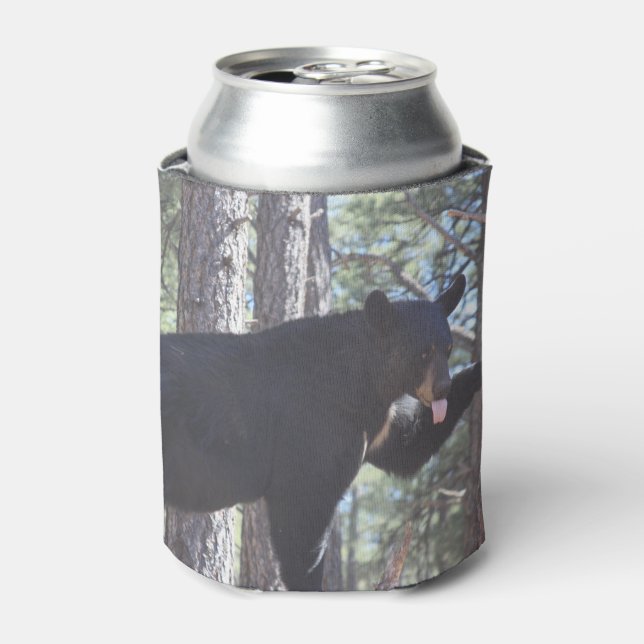 Black Bear Can Cooler (Can Front)