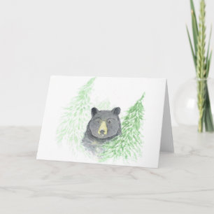 Black Bear Christmas Holiday Card