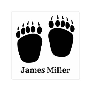 Black Bear Claws Self-inking Stamp