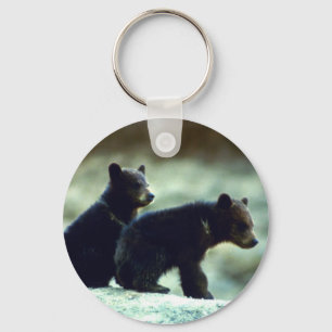 Black Bear cubs Key Ring