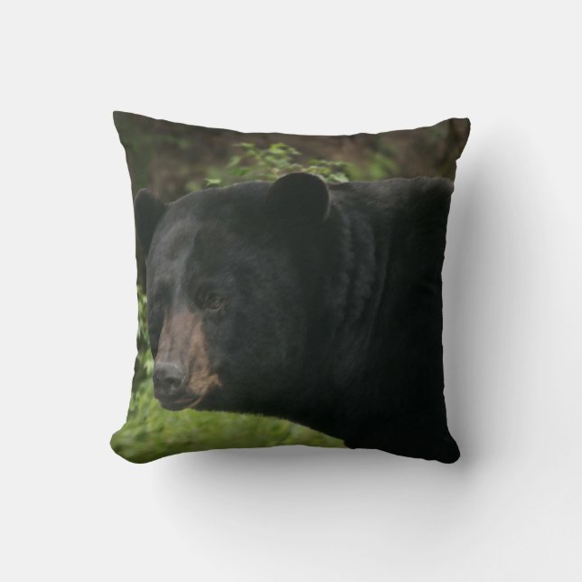 BLACK BEAR CUSHION (Front)
