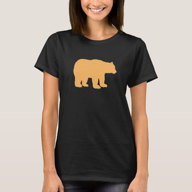 Black Bear - Grizzly Brown Animal Wildlife Zoo Kod T-Shirt (Front)