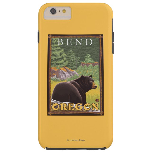 Black Bear in Forest - Bend, Oregon Case-Mate iPhone Case (Back)