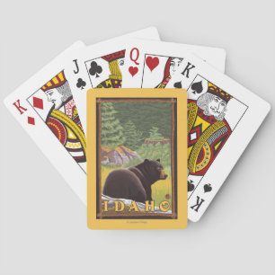 Black Bear in Forest - Idaho Playing Cards