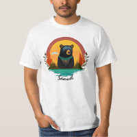Black Bear in Native American neckwear