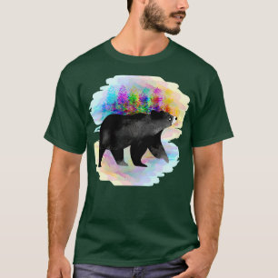 Black Bear in the forest T-Shirt