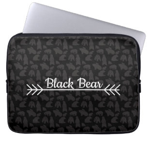 Black Bear Laptop Sleeve