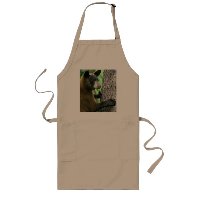 Black Bear Long Apron (Front)