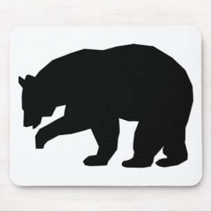 BLACK BEAR MOUSE MAT