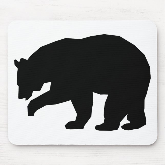 BLACK BEAR MOUSE MAT (Front)