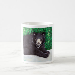 Black Bear Painting Coffee Mug