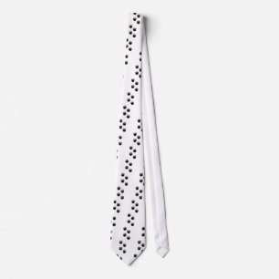 Black Bear Paw Prints Tie