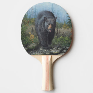 Black Bear Ping Pong Paddle