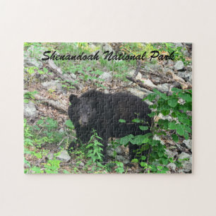 Black Bear Shenandoah National Park Virginia Jigsaw Puzzle