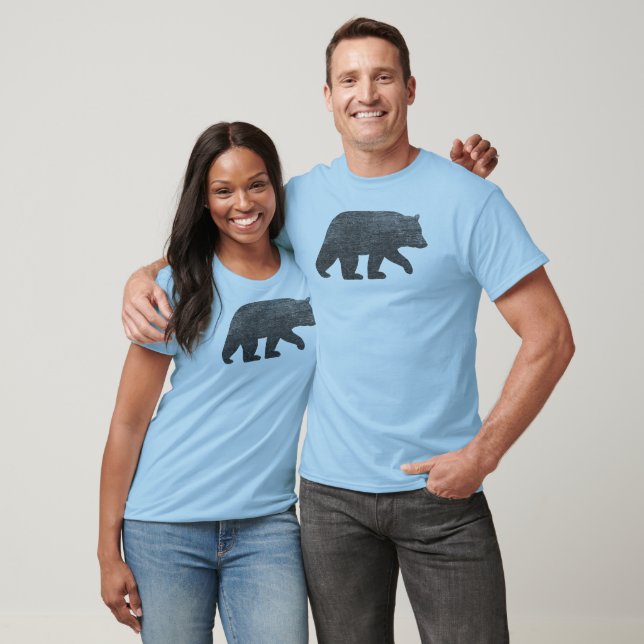 Black Bear Silhouette | Wild Animal | Wildlife T-Shirt (Unisex)