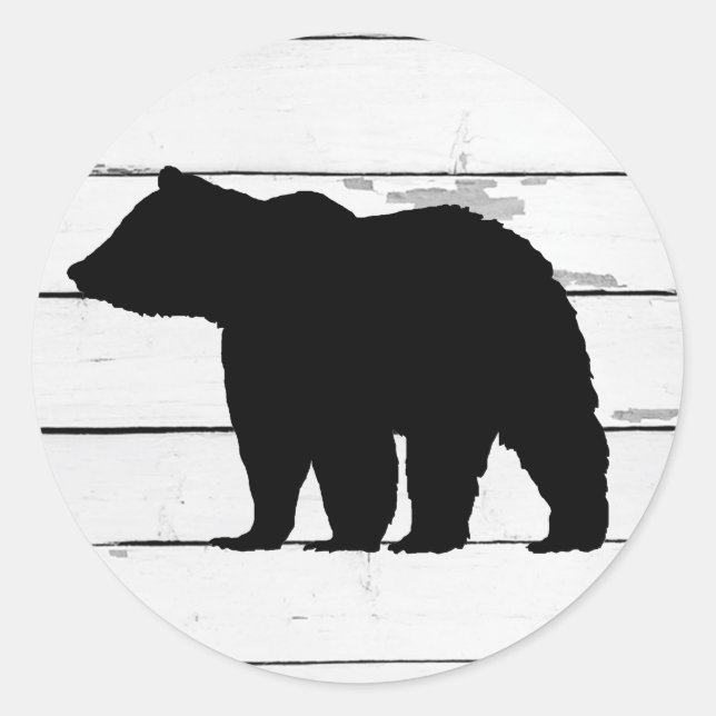 Black Bear Woodland Stickers (Front)
