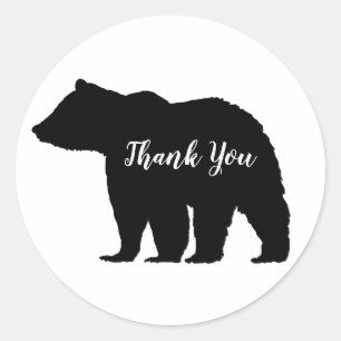 Black Bear Woodland Stickers