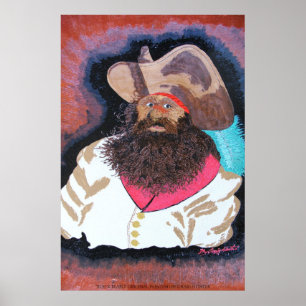Black Beard Poster
