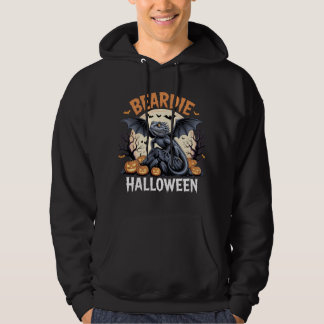 Black Beardie Halloween Art Hoodie