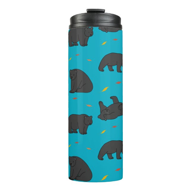 Black Bears Thermal Tumbler (Front)