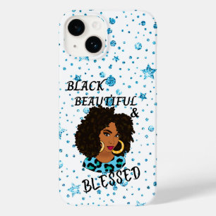 BLACK BEAUTIFUL & BLESSED PHONE CASE