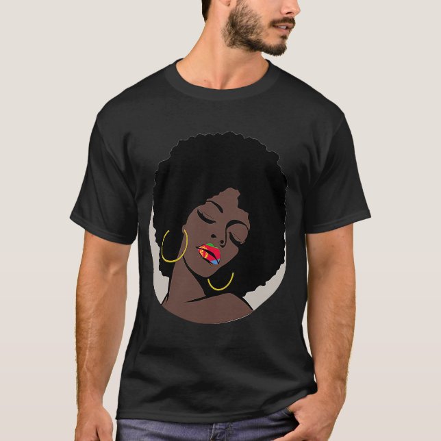 Black Beautiful Eritrean Girls  Eritrea Mom T-Shirt (Front)